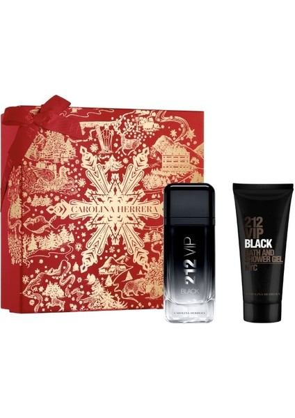 212 Vip Black Edp 100 ml + Shower Gel 100 ml