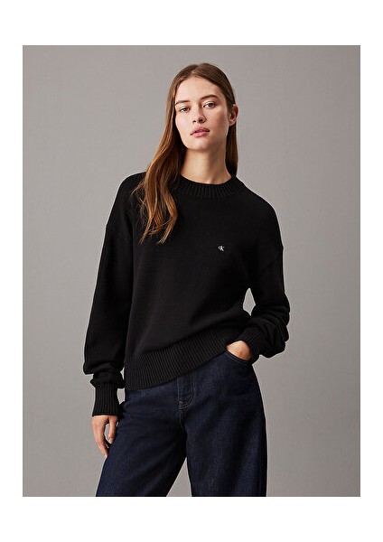 Monogram Embro Crewneck Sweater