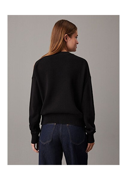 Monogram Embro Crewneck Sweater fiyatları