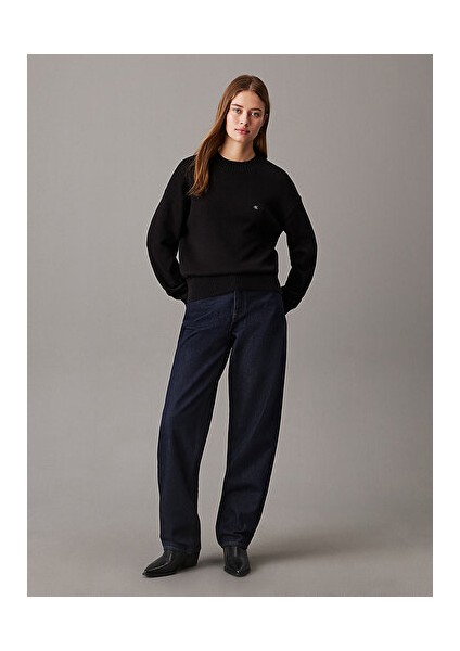 Monogram Embro Crewneck Sweater fırsatları