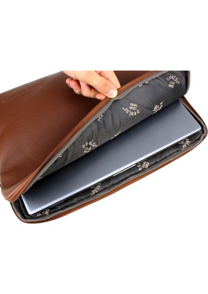 Unisex Taba Büyük Boy 15,6 Inc Uyumlu Laptop Notebook Çanta Kılıf modelleri