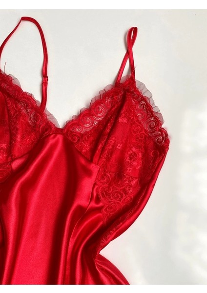 Yırtmaçlı Saten Gecelik fiyatları