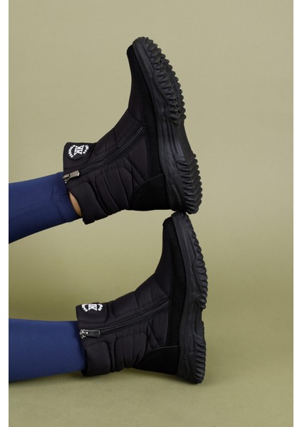 Hansa Kadın Fermuarlı Siyah Bot modelleri