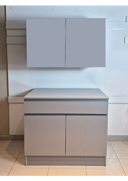 Ege 100 cm J Kulp Mdf Çok Amaçlı Mutfak Dolabı