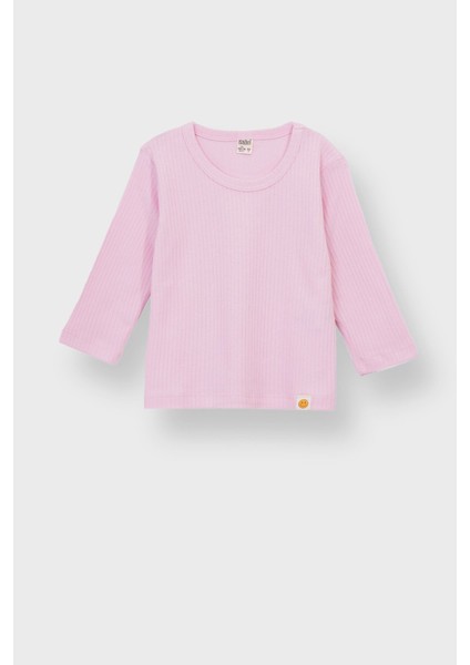 Basic Fitilli Interlok Kumaş %100 Pamuk 1-5 Yaş Pudra Bebek Pijama Takımı fiyatları