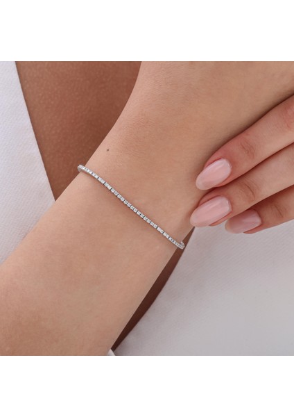 1,00 Karat Suyolu Pırlanta Bileklik