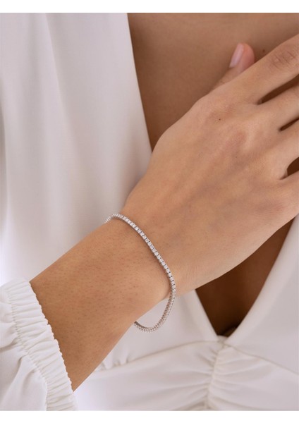 2,74 Karat Suyolu Pırlanta Bileklik