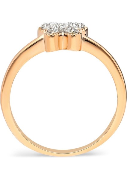 0,09 Karat Kelebek Pırlanta Yüzük fiyatları