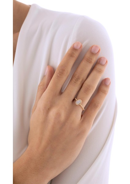 0,13 Karat Tasarım Pırlanta Yüzük