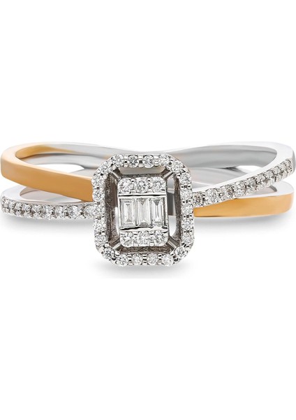 0.22 Karat Baget Pırlanta Yüzük fırsatları