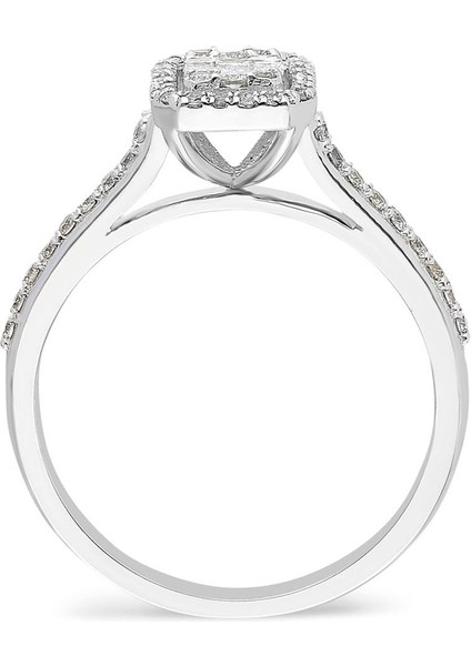 0,27 Karat Baget Pırlanta Yüzük fiyatları