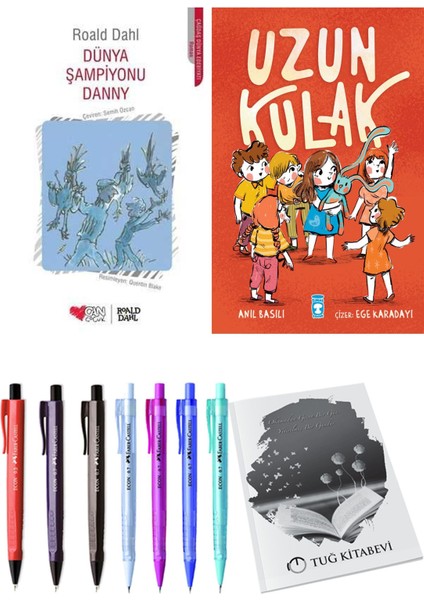 Uzun Kulak ve Dünya Şampiyonu Danny 2'li Set - Kalem