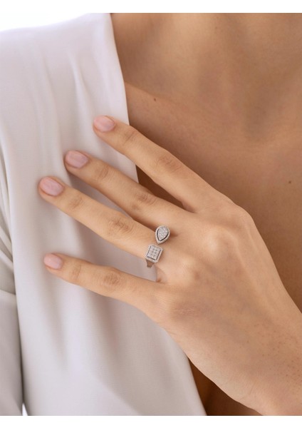 0,38 Karat Tasarım Pırlanta Yüzük