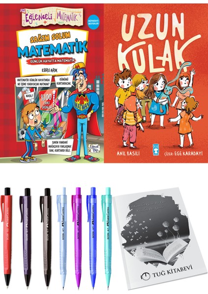 Uzun Kulak ve Sağım Solum Matematik 2'li Set - Kalem