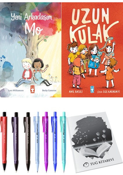 Uzun Kulak ve Yeni Arkadaşım Mo 2'li Set - Kalem