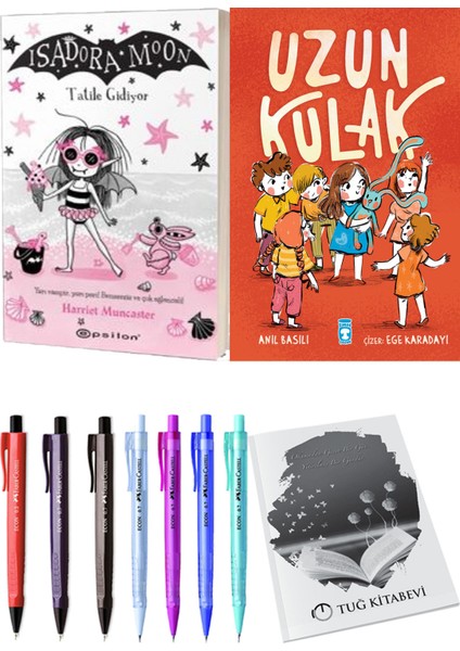Uzun Kulak ve Isadora Moon 11 Tatile Gidiyor 2'li Set - Kalem