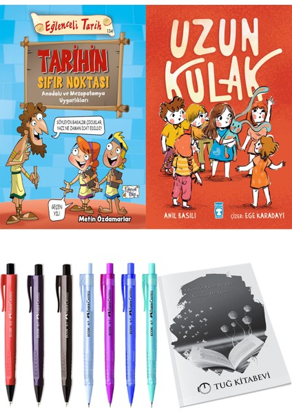 Uzun Kulak ve Tarihin Sıfır Noktası Anadolu ve Mezopotomya Uygarlıkları 2'li Set - Kalem