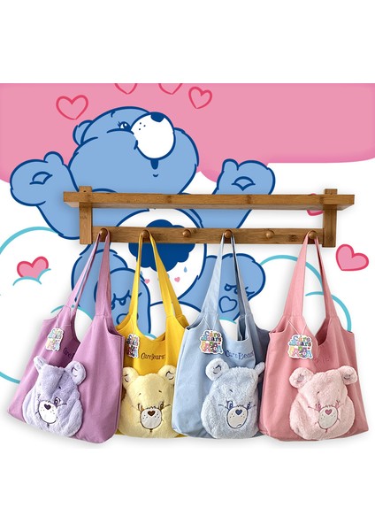 Orijinal Carebears Sevimli Peluş Ayı Avatar Tuval Büyük Kapasiteli Omuz Çanta (Yurt Dışından) fiyatları