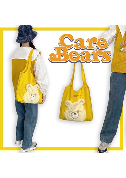 Orijinal Carebears Sevimli Peluş Ayı Avatar Tuval Büyük Kapasiteli Omuz Çanta (Yurt Dışından) modelleri