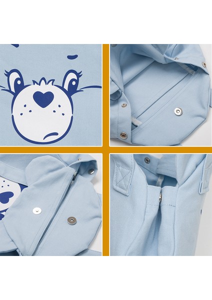 Carebears Sevimli Ayı Kafası Kanvas Kadın Rahat Öğrenci Okul Büyük Kapasiteli Omuzdan Askili Çanta (Yurt Dışından) fırsatları