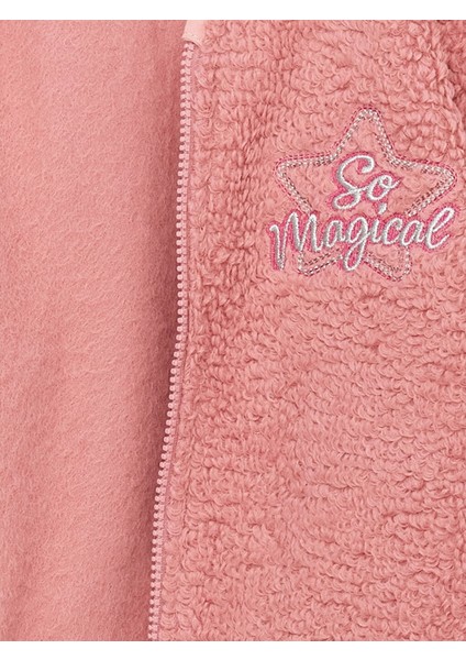 Eceknes Hrk Lcw Baby Pembe Kız Bebek Fermuarlı Sweatshirt modelleri