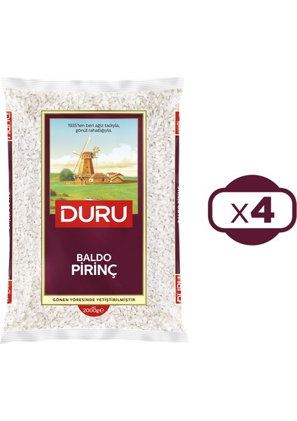Baldo Pirinç 2000 gr x 4 Adet