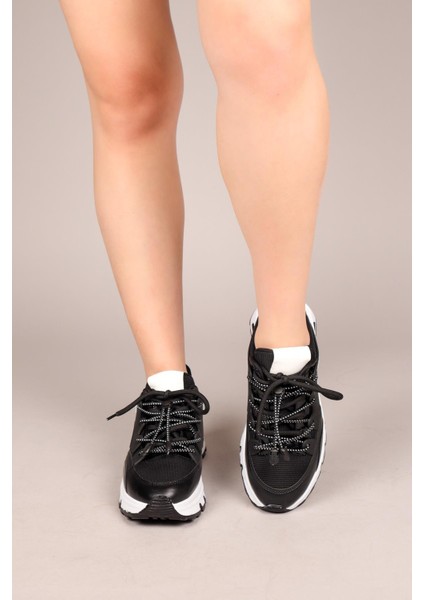 SOPHIE Bağcıklı Sneakers SİYAH modelleri