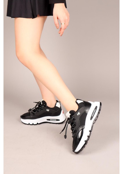 SOPHIE Bağcıklı Sneakers SİYAH fırsatları