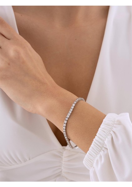 4,03 Karat Suyolu Pırlanta Bileklik