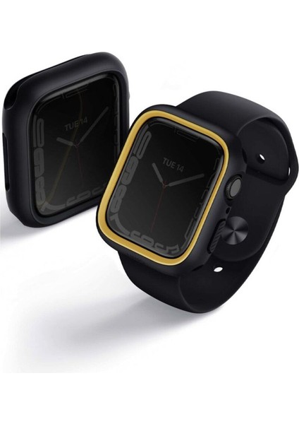 Apple Watch 41MM Kasa Koruyucu Moduo Serisi Değiştirilebilir 2'li Çerçeve modelleri