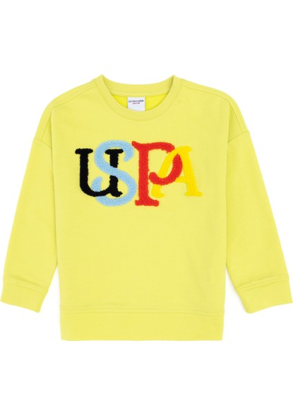 U.S. Polo Assn. Kız Çocuk Fıstık Sweatshirt 50296285-VR087