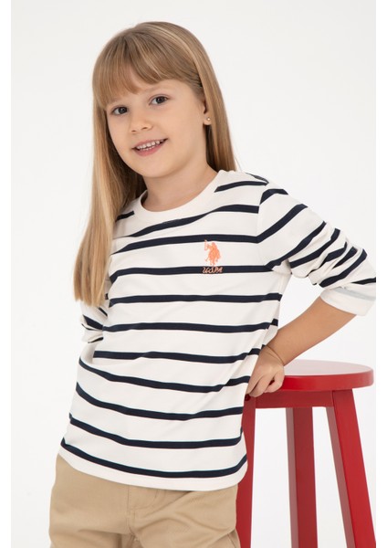 Kız Çocuk Krem Sweatshirt 50296376-VR071