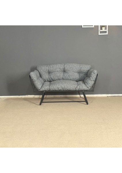 Bhusra Mekanizmalı Ikili Kanepe Yatak Olabilen Koltuk Kolları Açılan Kanepe