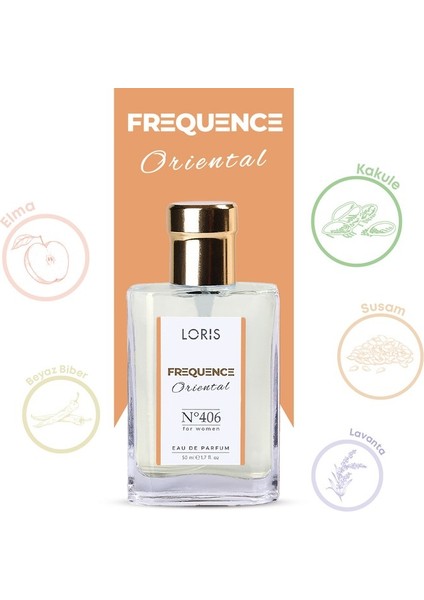 K-406 Frequence Kadın Parfümü 50 ml