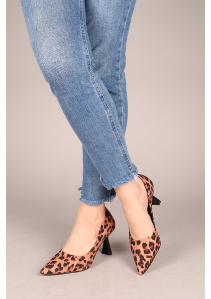 Adela Leopar Desen Stiletto Taba