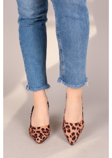 Adela Leopar Desen Stiletto Taba