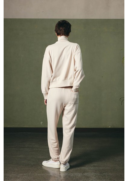 Kadın Soft Dokulu Pamuklu Üç Iplik Cepli Uzun Eşofman Altı indirimleri