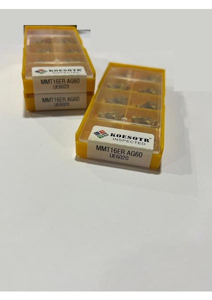 10 Adet MMT16ER AG60 UE6020 Karbür Ekleme Ucu Cnc Freze FMA338ZEJM1E6
