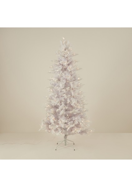 New Year Işıklı Yılbaşı Ağacı Beyaz 210 Cm fiyatları