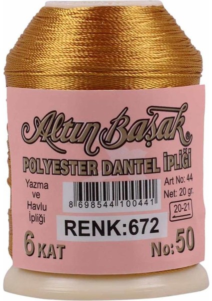 Oya ve Dantel Ipi (20 Gr) - Altın