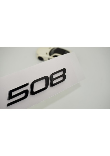 Peugeot Yeni 508 Bagaj 3m 3D Siyah Abs Yazı Logo fiyatları