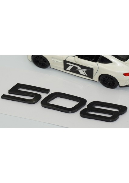 Peugeot Yeni 508 Bagaj 3m 3D Siyah Abs Yazı Logo modelleri