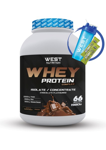 Whey Protein Tozu Complex Izole & Konsantre 66 Servis 1980 Gr