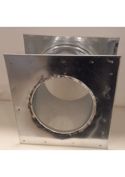 Isı Yalıtımlı Yanmaz Boru Baca Çıkışı (Ağaç Ev, Konteyner Için) 130 mm Çap