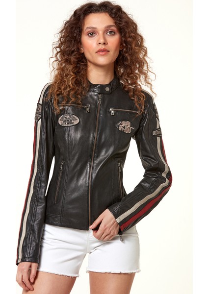 Ladyracer Kadın Deri Ceket