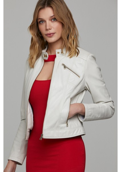 Kylie Kadın Deri Ceket