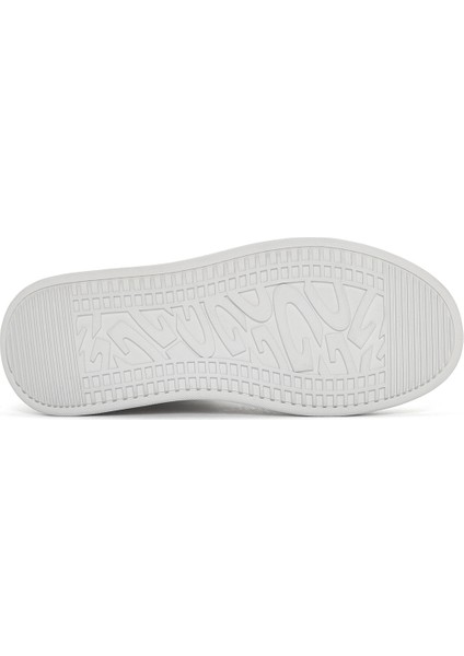 Kadın Beyaz Deri Kalın Tabanlı Bilekli Sneaker G03G100010 indirimleri