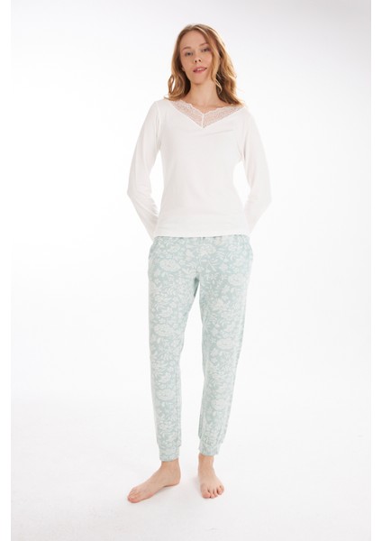 L40314W Adrian Kadın Pijama Takımı