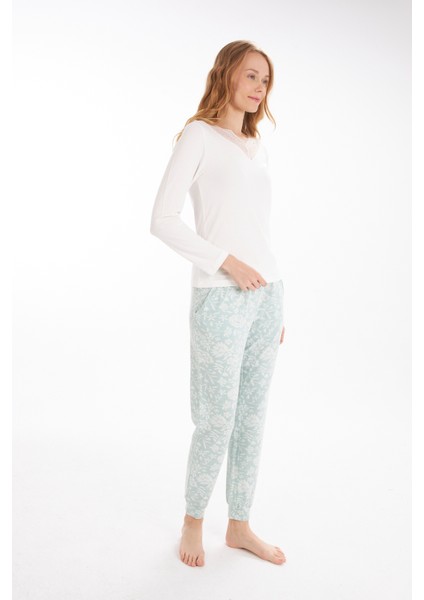 L40314W Adrian Kadın Pijama Takımı