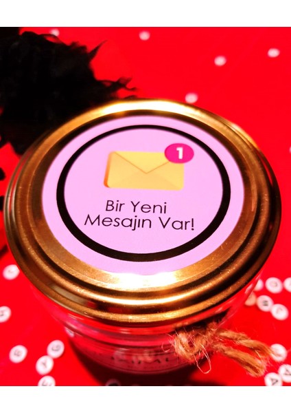 Gizli Mesajlı Mum Doğal Soya Wax El Yapımı